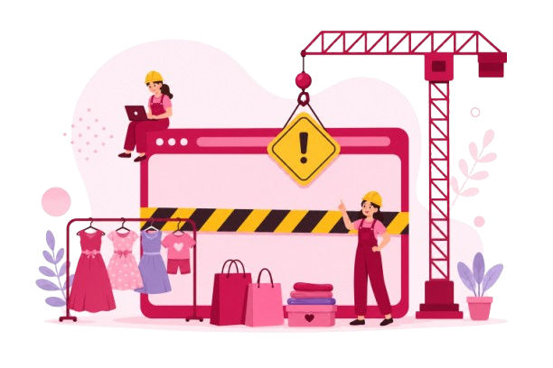CherryBelle garment shop under construction